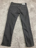 Levis 511 Slim Fit Jeans Mens 32x30 Faded Black Denim Pants Stretch