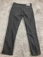 Levis 511 Slim Fit Jeans Mens 32x30 Faded Black Denim Pants Stretch