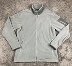 Marmot Lithium Mens Full Zip Fleece Jacket Gray Outdoor Hiking Layering Sz Large