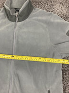 Marmot Lithium Mens Full Zip Fleece Jacket Gray Outdoor Hiking Layering Sz Large