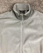Marmot Lithium Mens Full Zip Fleece Jacket Gray Outdoor Hiking Layering Sz Large