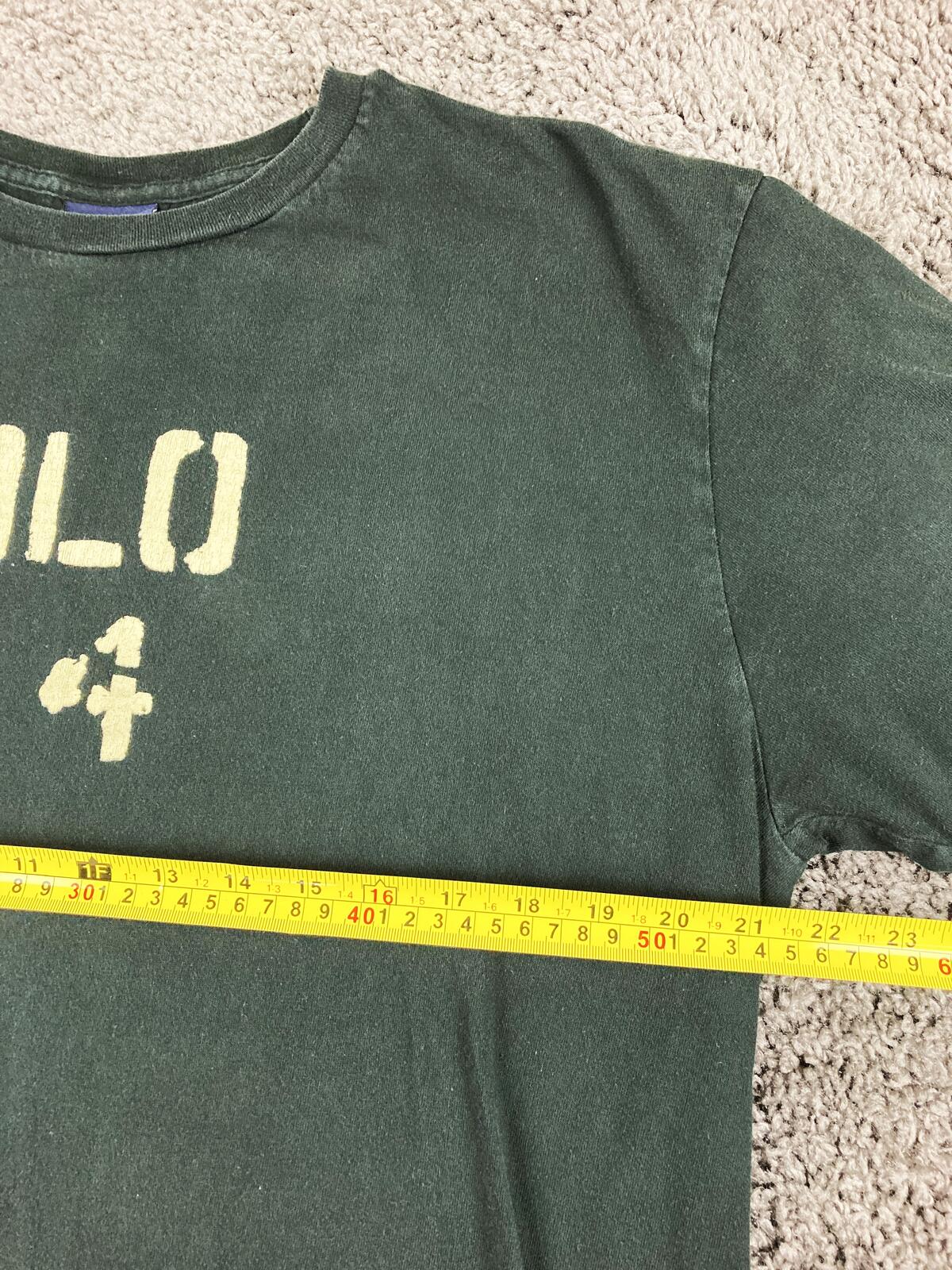 Vintage Polo Sport Ralph Lauren T-Shirt Men Black Spell Out Tee Sz L