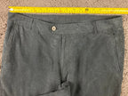 Armani Collezioni Pants Mens Black Poly Tencel Blend Dress Trousers Sz 35x33