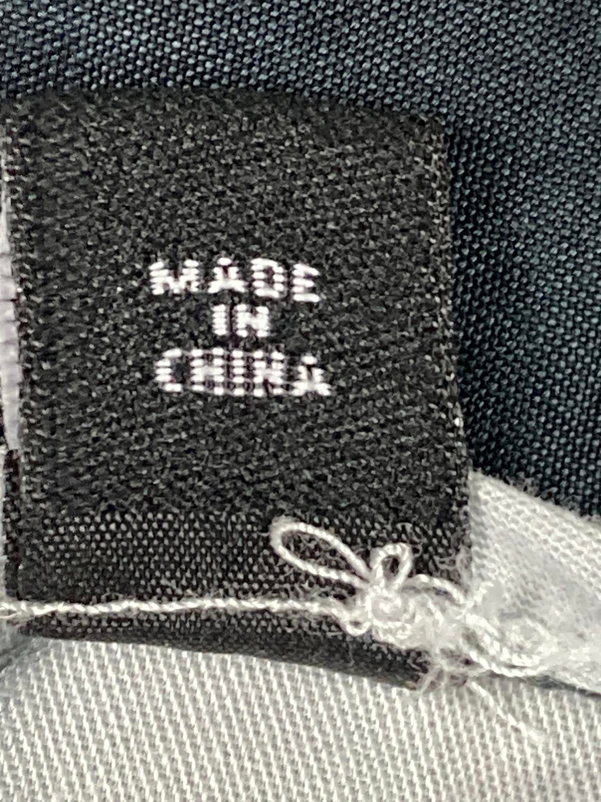 Armani Collezioni Pants Mens Black Poly Tencel Blend Dress Trousers Sz 35x33