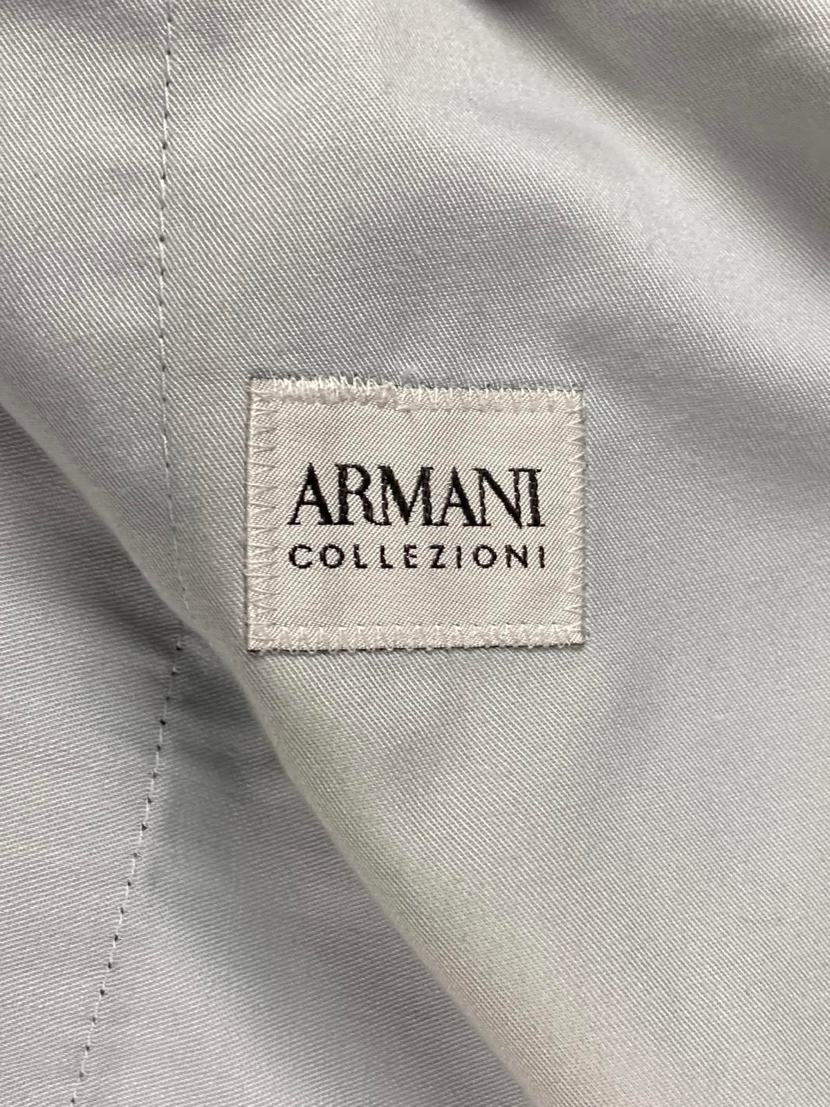 Armani Collezioni Pants Mens Black Poly Tencel Blend Dress Trousers Sz 35x33