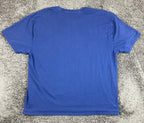 Hurley Mens Graphic T Shirt  Blue Floral Graphic Short Sleeve 100% Cotton Sz XXL