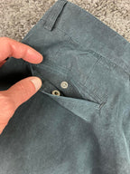 Armani Collezioni Pants Mens Black Poly Tencel Blend Dress Trousers Sz 35x33