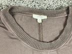 Splendid Eco Supersoft Pullover Sweatshirt Womens Brown Crew Neck Sz Medium