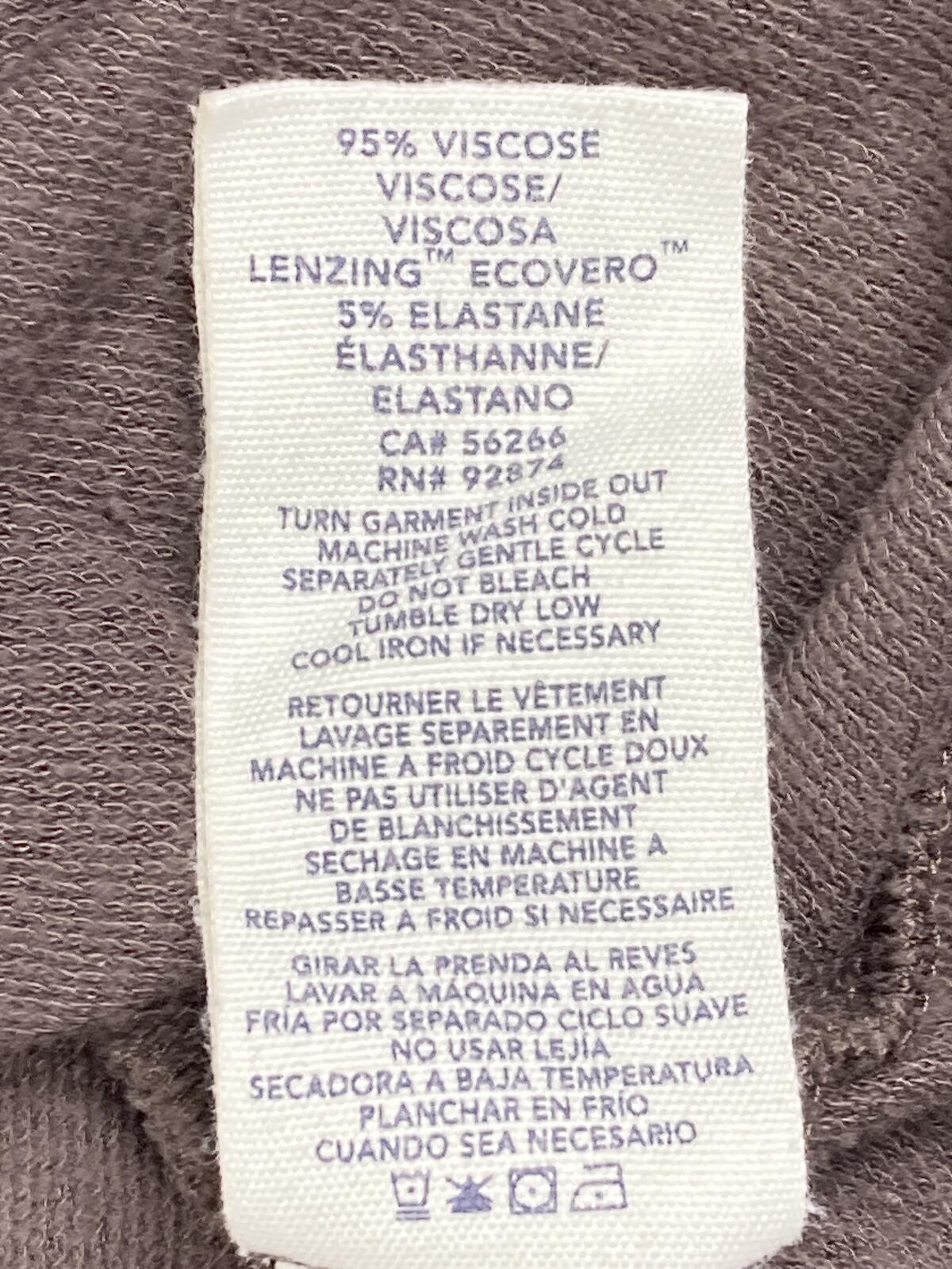 Splendid Eco Supersoft Pullover Sweatshirt Womens Brown Crew Neck Sz Medium