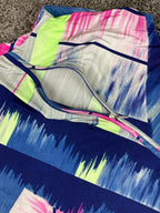 Jamie Sadock 1/4 Zip Pullover Abstract Print Stretch Golf Top Sz XL