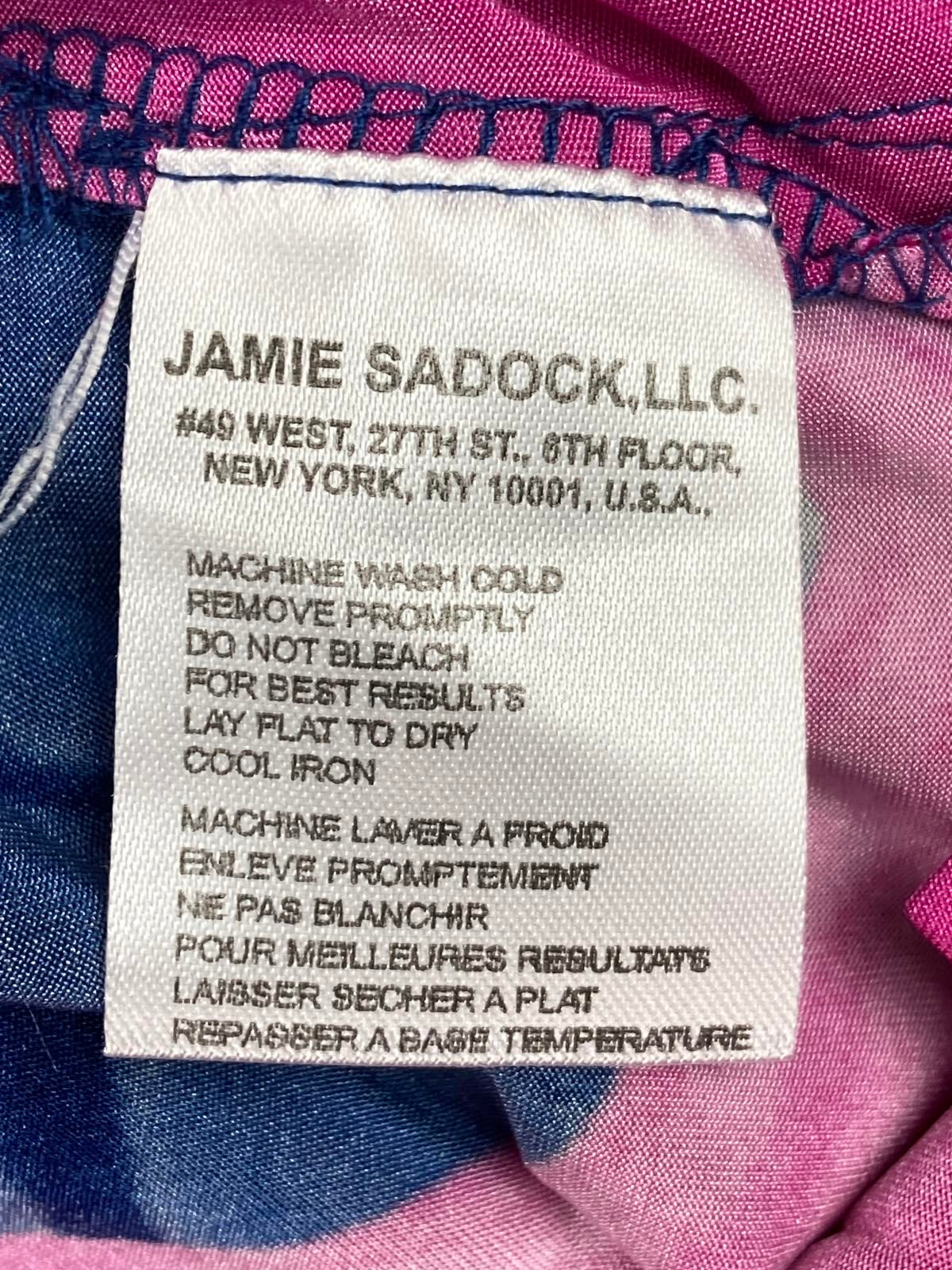 Jamie Sadock 1/4 Zip Pullover Abstract Print Stretch Golf Top Sz XL