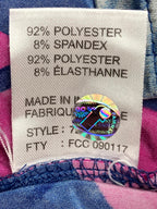 Jamie Sadock 1/4 Zip Pullover Abstract Print Stretch Golf Top Sz XL