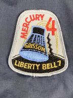 Vintage LawPro Navy Quartermaster Jacket Large NASA Apollo Patches