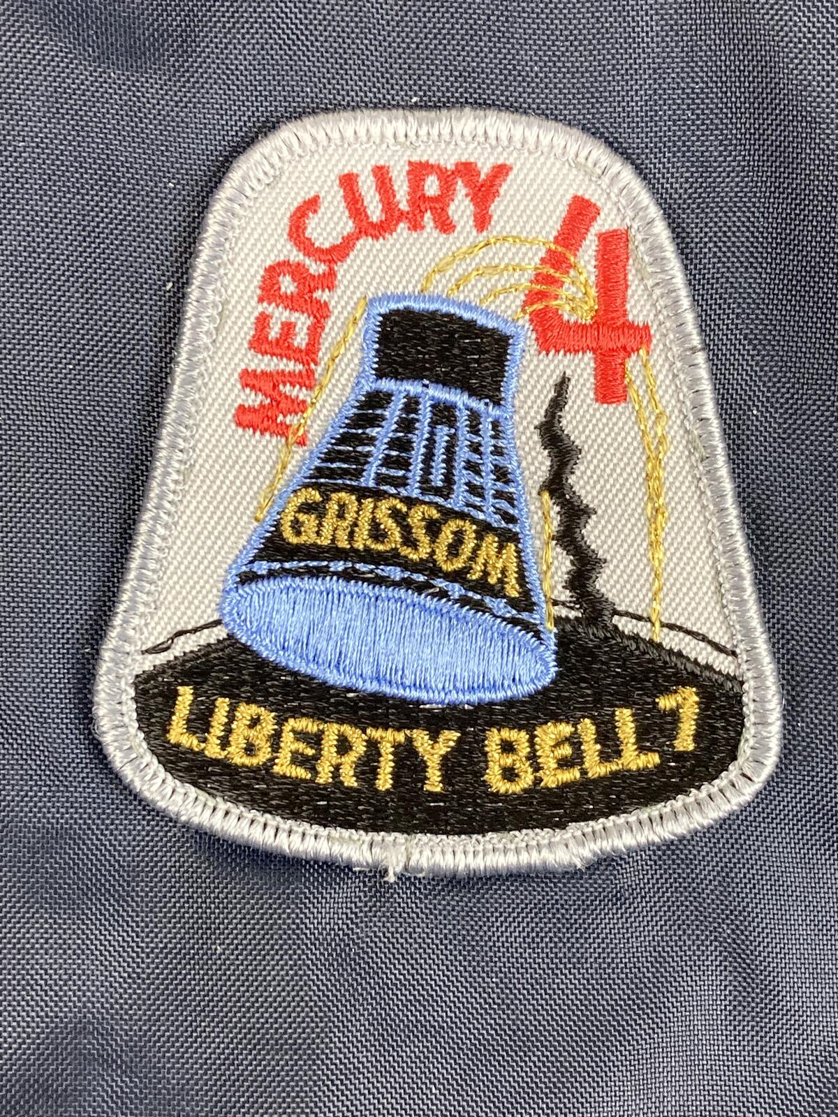 Vintage LawPro Navy Quartermaster Jacket Large NASA Apollo Patches
