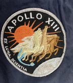 Vintage LawPro Navy Quartermaster Jacket Large NASA Apollo Patches
