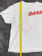 D.A.R.E. Keeping Kids Off Drugs Daren the Lion Graphic T-Shirt White Sz  L