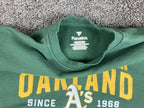 Oakland Athletics Sweatshirt Men's Green A's MLB Fanatics Crewneck Sz 2XL