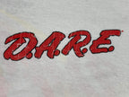 D.A.R.E. Keeping Kids Off Drugs Daren the Lion Graphic T-Shirt White Sz  L