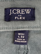 J.Crew Men’s Flex Straight Fit Pants Sage Green Sz 31x32