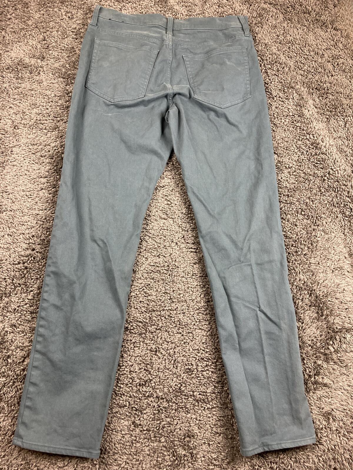 J.Crew Men’s Flex Straight Fit Pants Sage Green Sz 31x32
