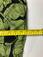 Hula Bay Green Leaf Print Sleeveless Rayon Tunic Women’s Size S-6