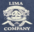 Lima Company 3rd Battalion MCRD San Diego Hoodie Navy Men's Size Large