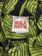 Hula Bay Green Leaf Print Sleeveless Rayon Tunic Women’s Size S-6
