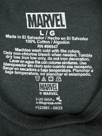 Marvel Spider-Man vs Venom Graphic T Shirt Mens Black Cotton Comic Tee Sz  L