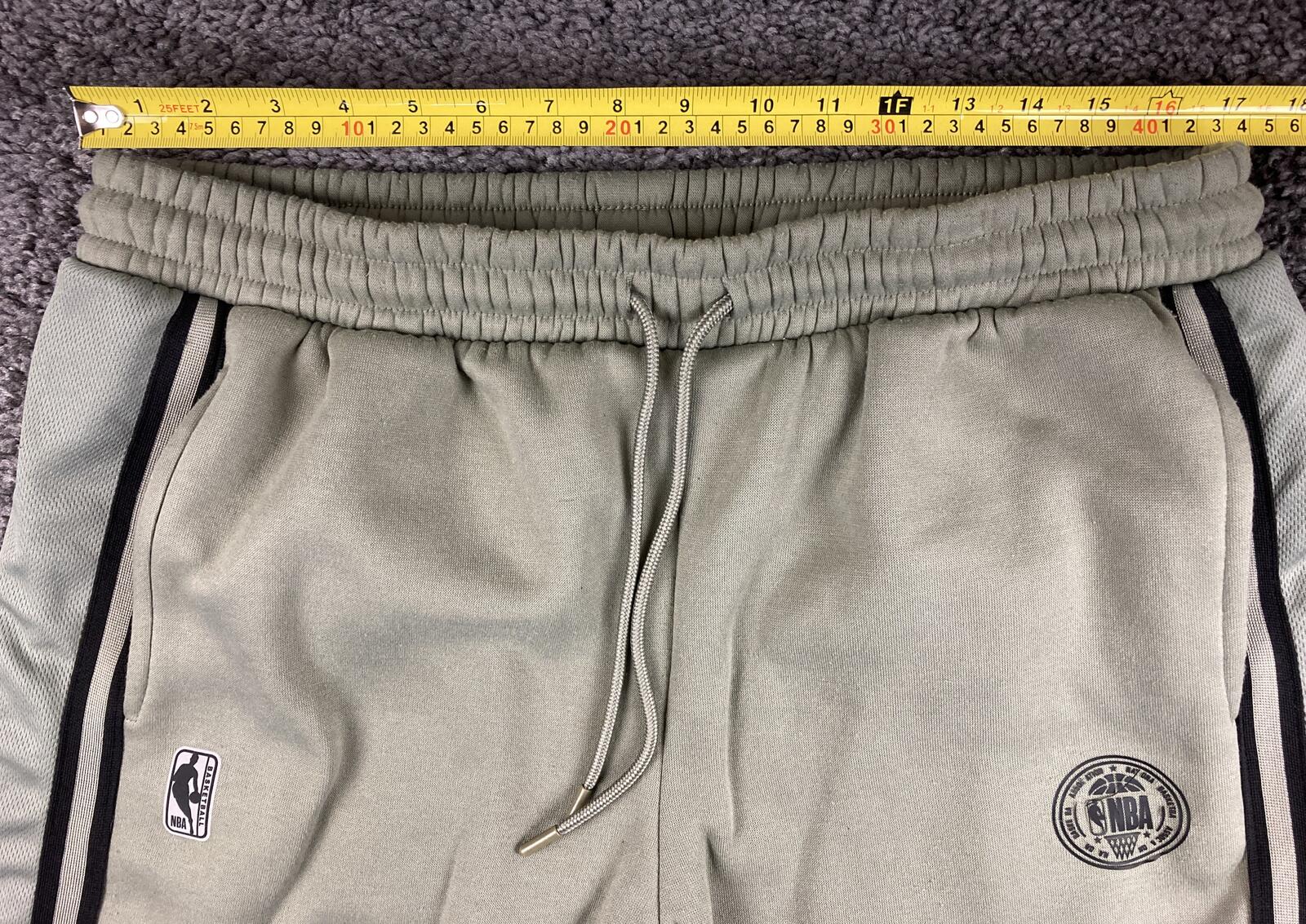 NBA Sage Green Basketball Track Sweatpants Size L