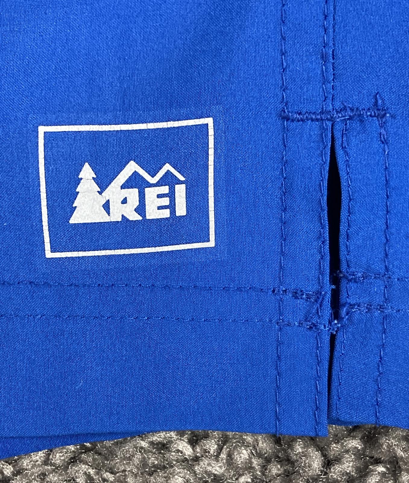 REI Co-op Mens Blue Lined Stretch Running Shorts Pockets Size L