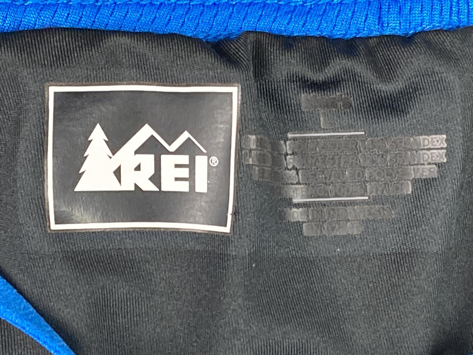 REI Co-op Mens Blue Lined Stretch Running Shorts Pockets Size L