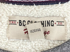 BC Clothing Co Heritage Mens Gray Waffle Knit Sherpa Lined Crewneck Sweater XL