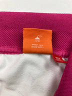 Puma Women’s Golf Polo Shirt White Pink Collar US Sz XXL