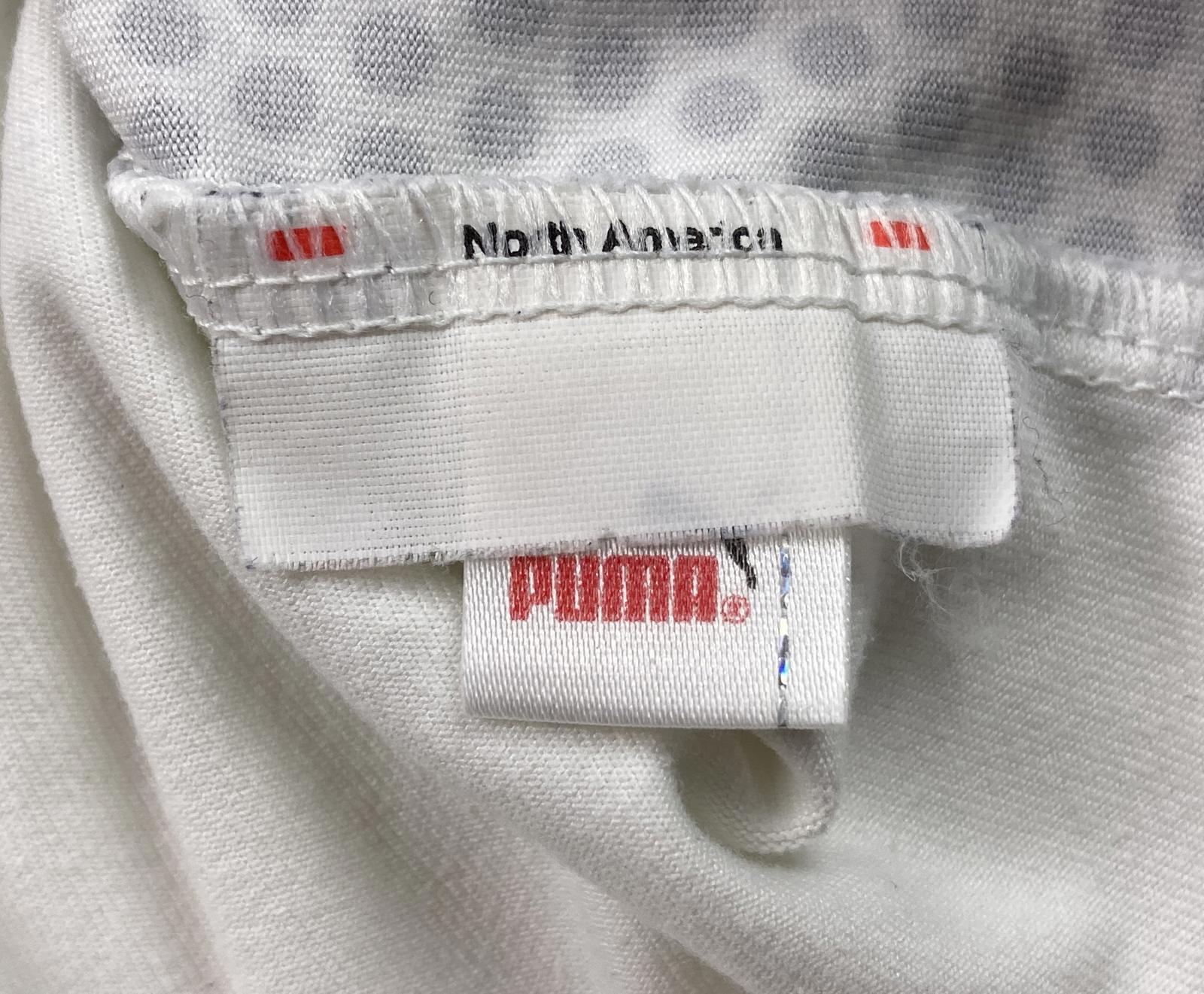 Puma Women’s Golf Polo Shirt White Pink Collar US Sz XXL