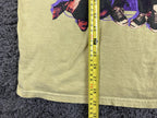 Nirvana Shirt Mens Yellow Band Graphic Tee Vintage Style Kurt Cobain Sz XL