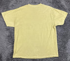 Nirvana Shirt Mens Yellow Band Graphic Tee Vintage Style Kurt Cobain Sz XL