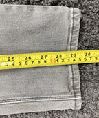 Volcom Vorta Slim Straight Jeans Mens  Gray Light Wash Denim Skate Size 31x29