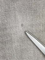 Volcom Vorta Slim Straight Jeans Mens  Gray Light Wash Denim Skate Size 31x29