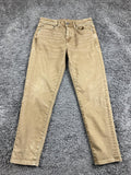 American Eagle AirFlex+ Jeans Men's Khaki Slim Straight Stretch Sz 28x30