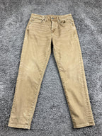 American Eagle AirFlex+ Jeans Men's Khaki Slim Straight Stretch Sz 28x30