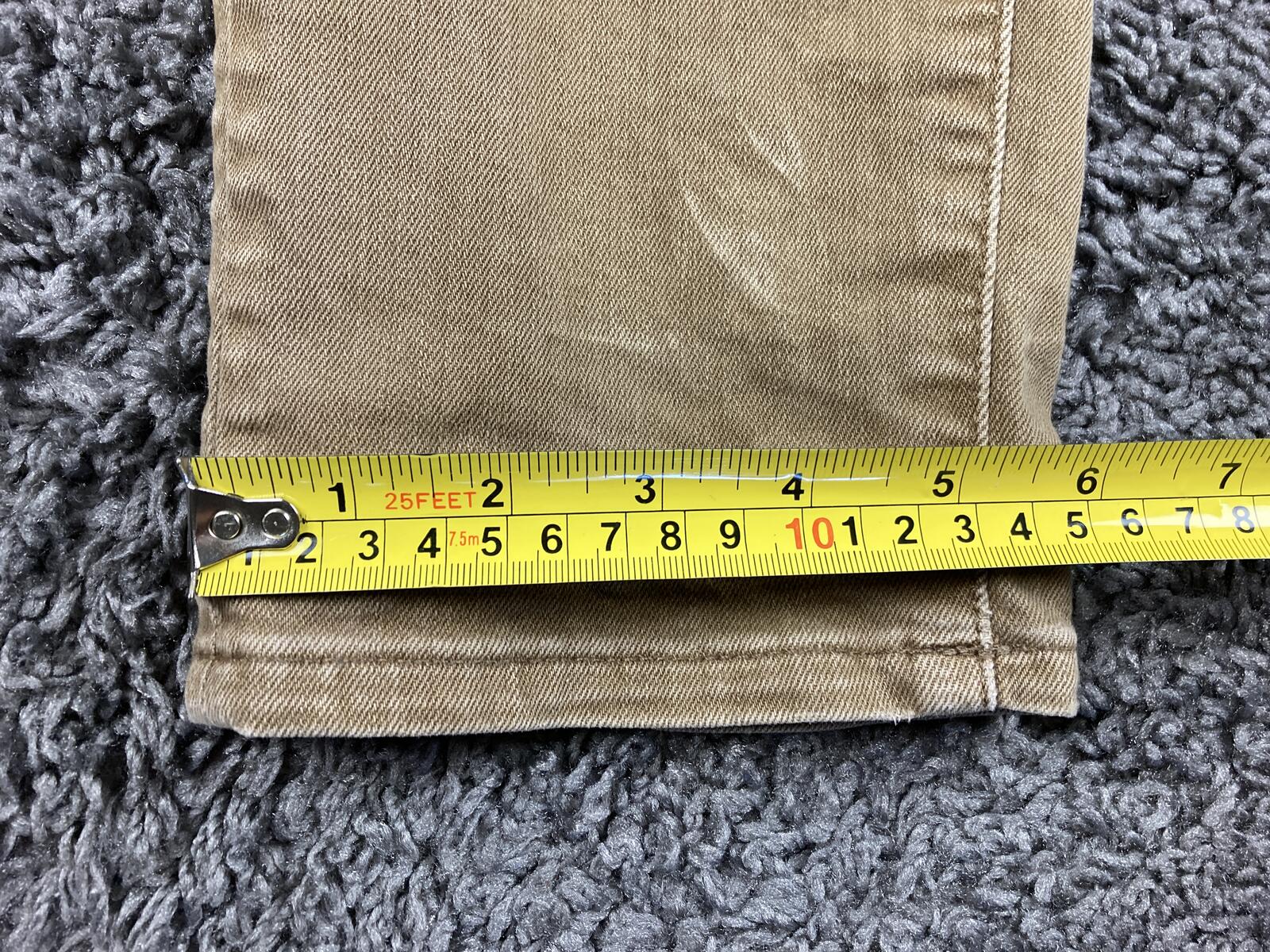American Eagle AirFlex+ Jeans Men's Khaki Slim Straight Stretch Sz 28x30