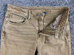 American Eagle AirFlex+ Jeans Men's Khaki Slim Straight Stretch Sz 28x30