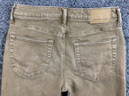 American Eagle AirFlex+ Jeans Men's Khaki Slim Straight Stretch Sz 28x30