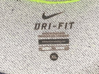 Nike Dri-FIT Womens Crewneck Sweatshirt Pullover Gray Blue Space Dye Pocket  XL