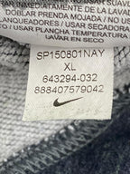 Nike Dri-FIT Womens Crewneck Sweatshirt Pullover Gray Blue Space Dye Pocket  XL