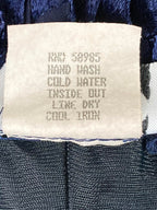 CLIO Velvet Floral Maxi Skirt Womens Medium Navy Blue