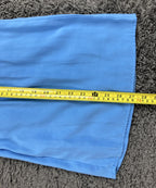 Melloday Wide Leg Pants Women's Light Blue Rayon Pull On Pockets Sz XS