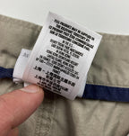 Disney Parks Mickey Mouse Chino Shorts Men Sz 30 Khaki Beige Embroidered Zip Fly