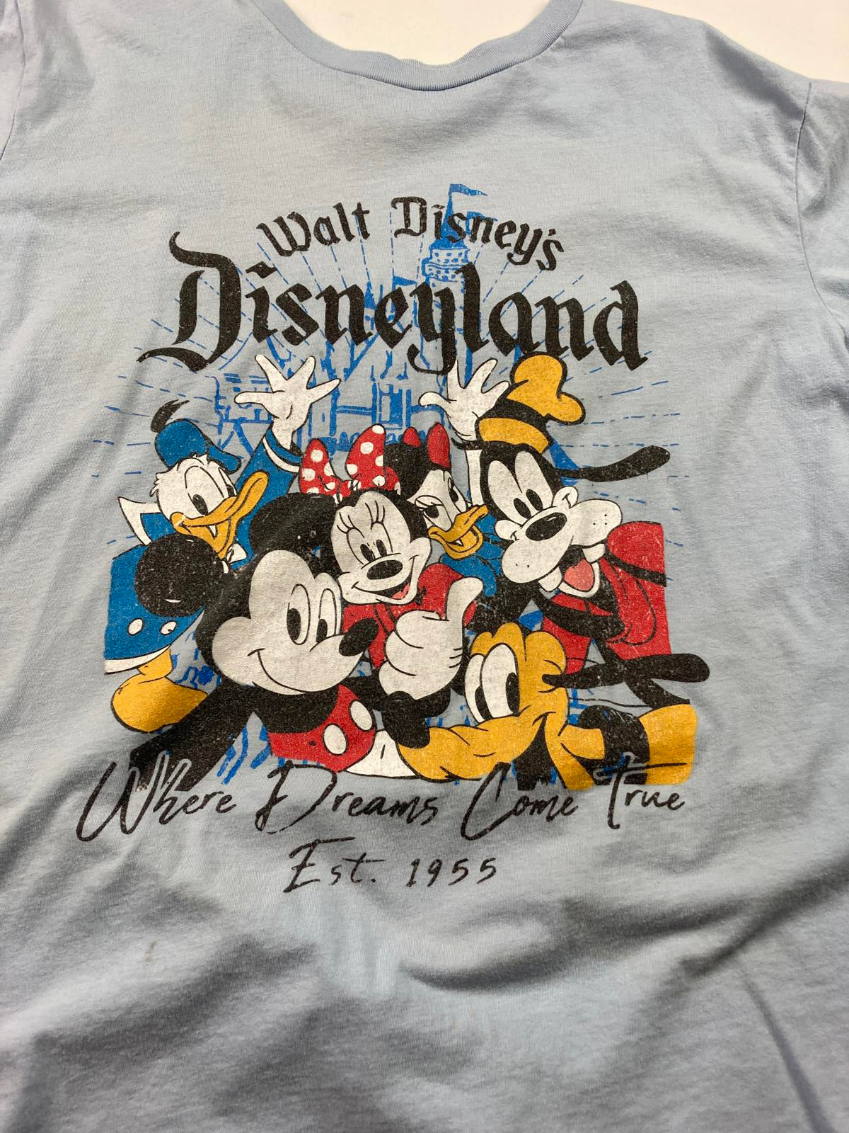 Walt Disney's Disneyland Est 1955 Where Dreams Come True T-Shirt Men’s Sz XL