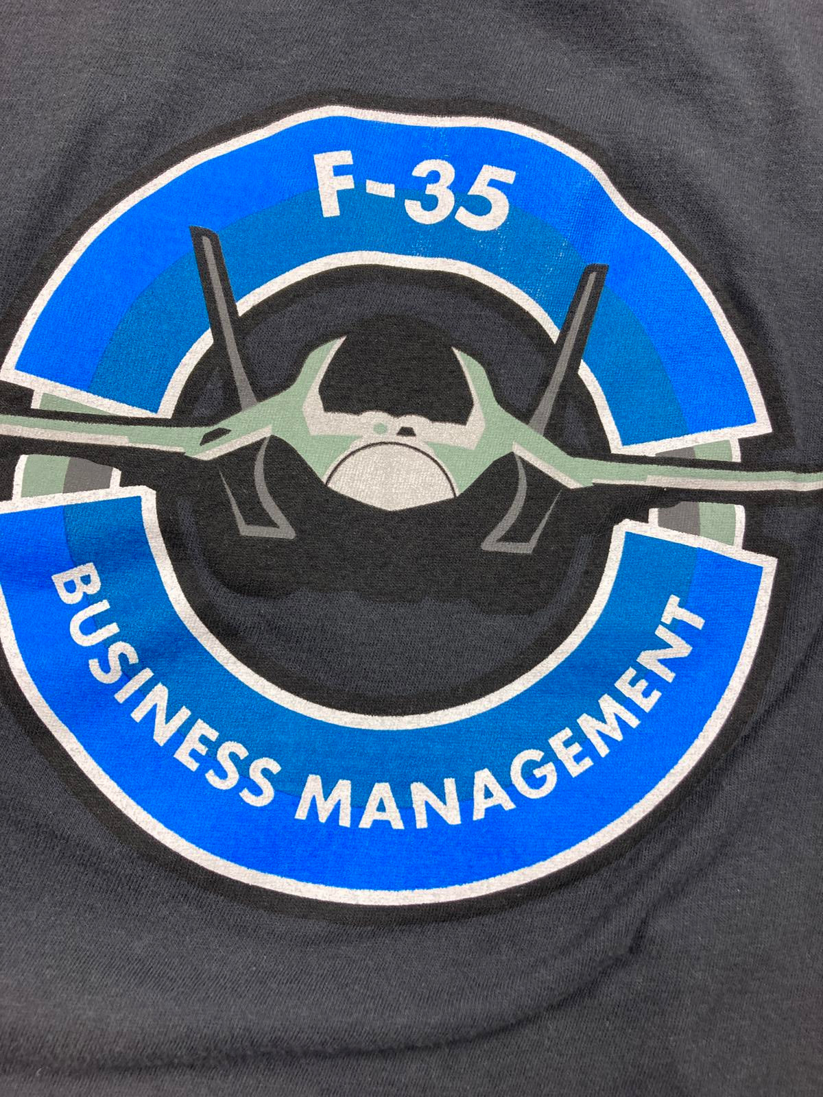 Threadfast Northrop Grumman F-35 Fighter Jet Business Management Graphic T Sz S